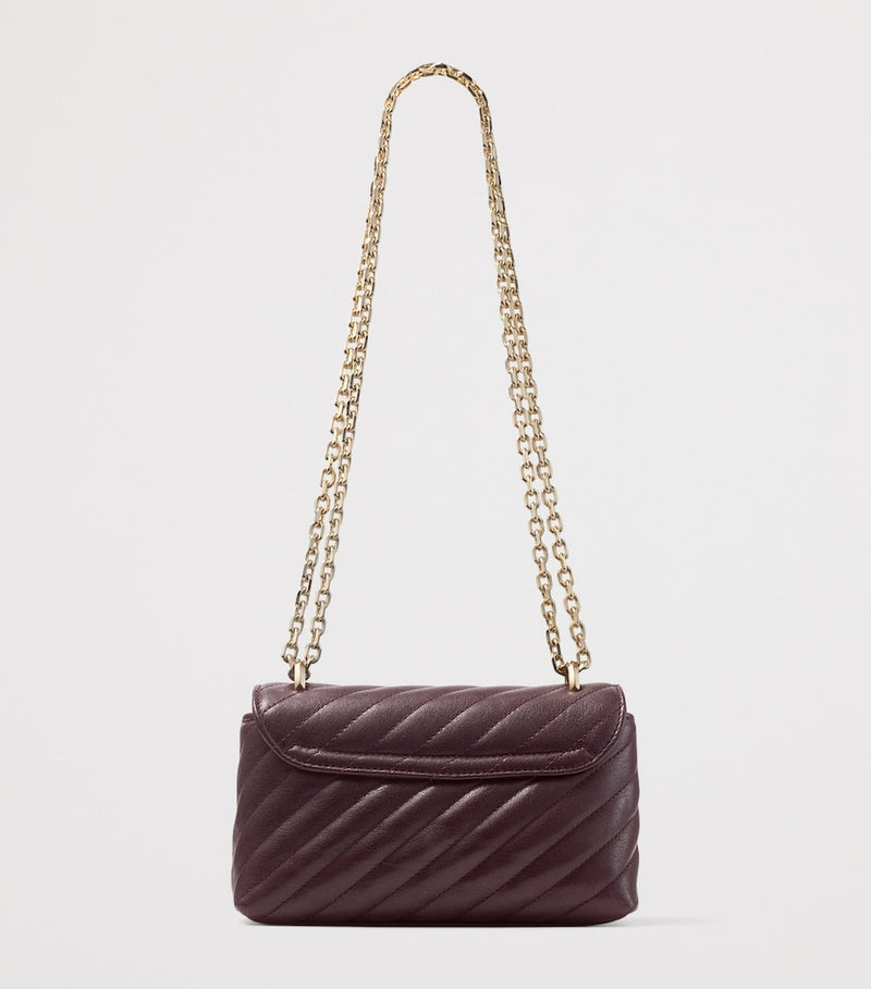 Jimmy Choo Curve quilted lambskin cross-body bag - British product