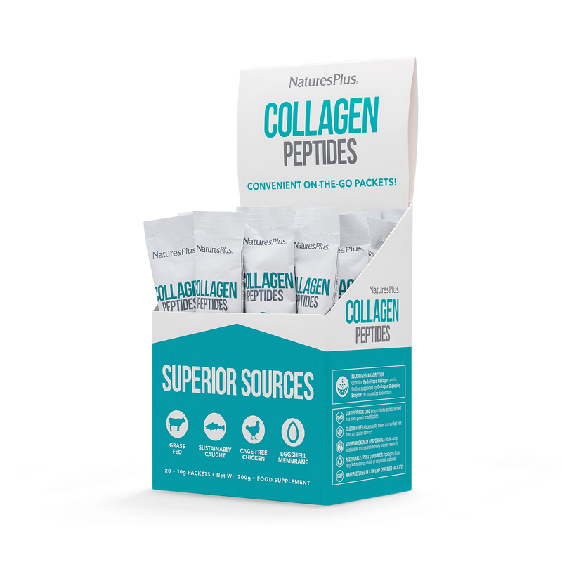 NaturesPlus collagen powder stick pack 20 sachets, UK version