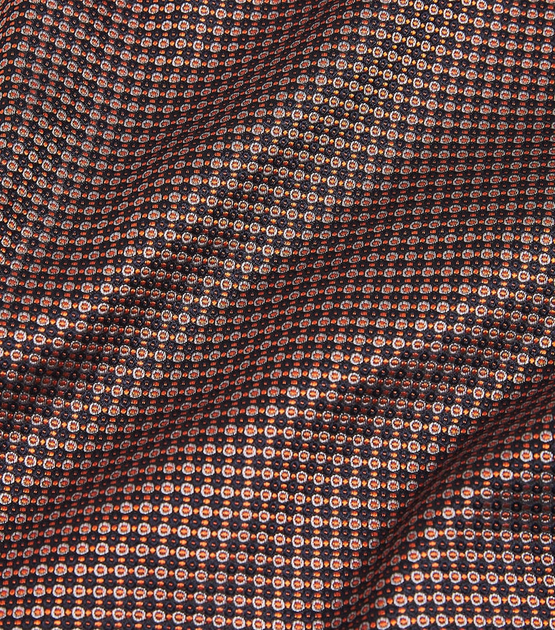 Harrods silk jacquard pocket square 32cm, imported from the UK