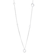 Harrods Boodles White Gold and Diamond Long Mini Roulette Necklace- Buy online at McGrocer