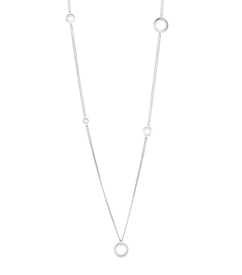 Boodles Roulette diamond necklace in 18k white gold - British product