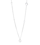 Boodles Roulette diamond necklace in 18k white gold - British product