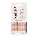 Nail HQ square pearly French nails 24 pack, imported from the UK