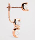 Anita Ko rose gold and diamond orbit single earring - British product