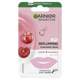 Mascarilla labial hidratante Garnier Moisture Bomb con cereza y pantenol (5 unidades)