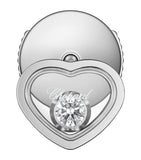 Chopard white gold diamond My Happy Hearts single earring, imported from the UK
