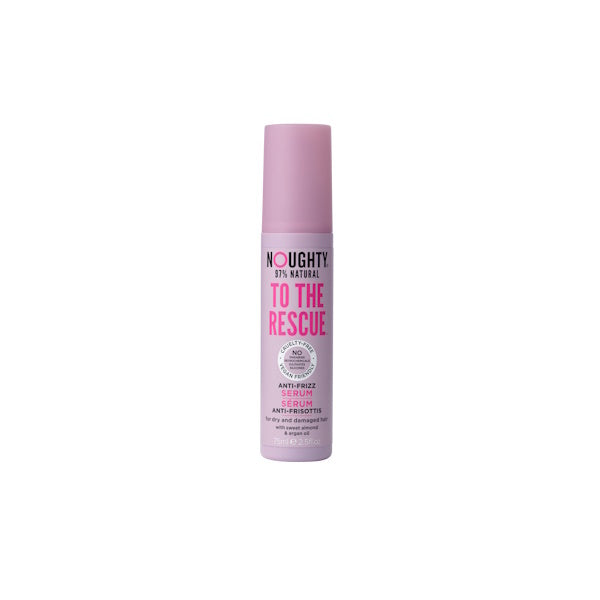 Noughty To The Rescue Anti-Frizz Serum 75ml, imported from the UK
