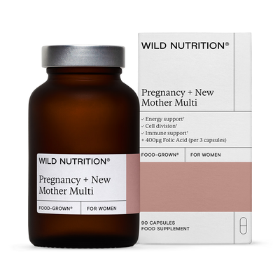 Wild Nutrition Food Grown Schwangerschafts-Multi für Frauen 90 Kapseln