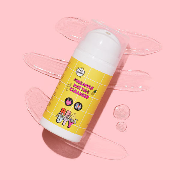 Mallows Beauty Pineapple Gel Cleanser 100g, imported from the UK