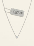 Cartier d'Amour necklace in 18ct white gold with 0.18ct diamond (British brand)