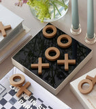 Printworks Classic Tic Tac Toe Set MDF wood and acrylic - British product