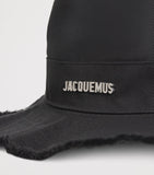 Jacquemus Artichaut bucket hat with logo plaque in cotton (British brand)