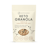 Holland & Barrett Keto Hana Vanilla & Himalayan Pink Salt Granola 300g- Buy online at McGrocer