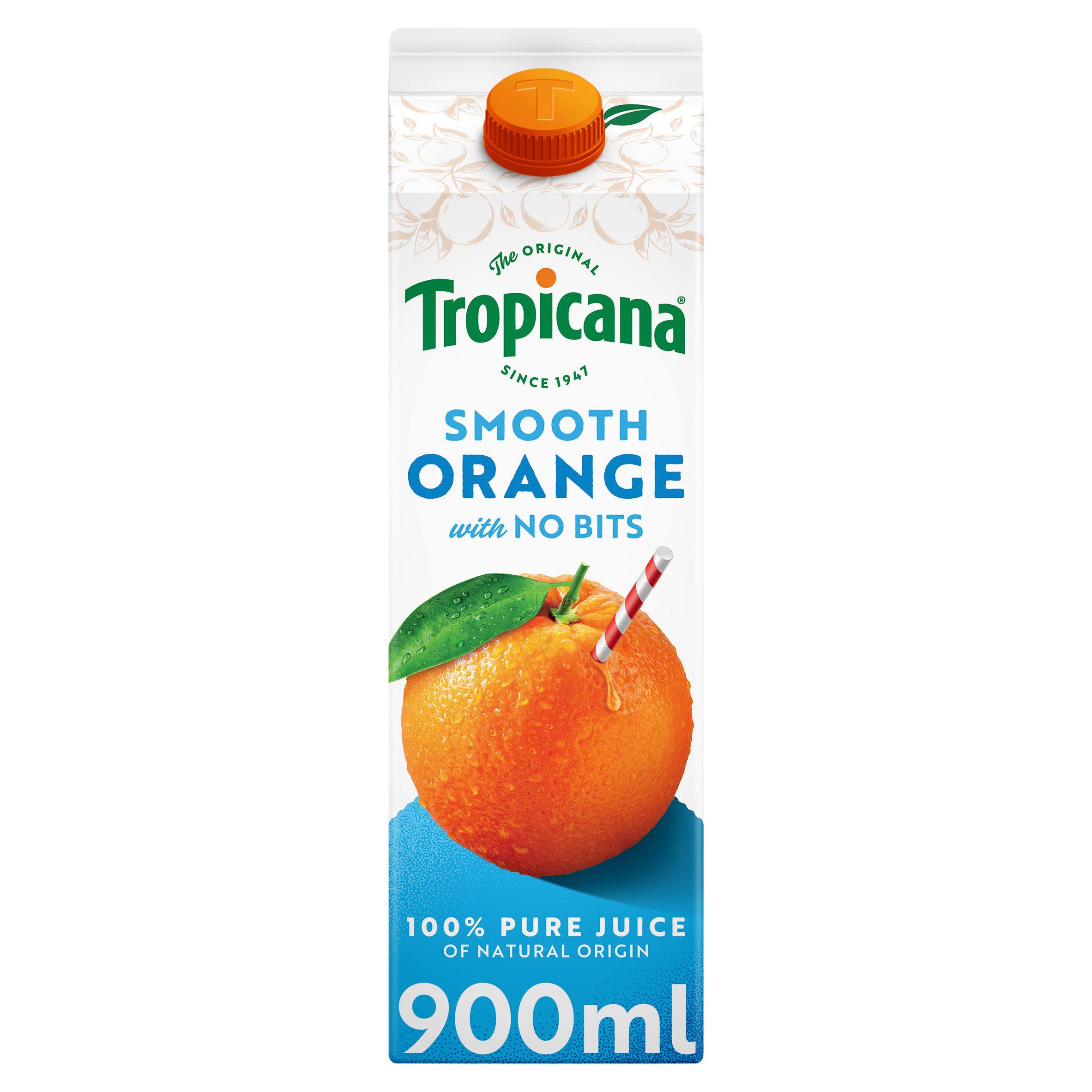 Tropicana Pure Smooth Orange Fruit Juice 900ml All chilled juice Sainsburys