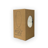 Egg fitted sheets cream grey 2-pack - British product