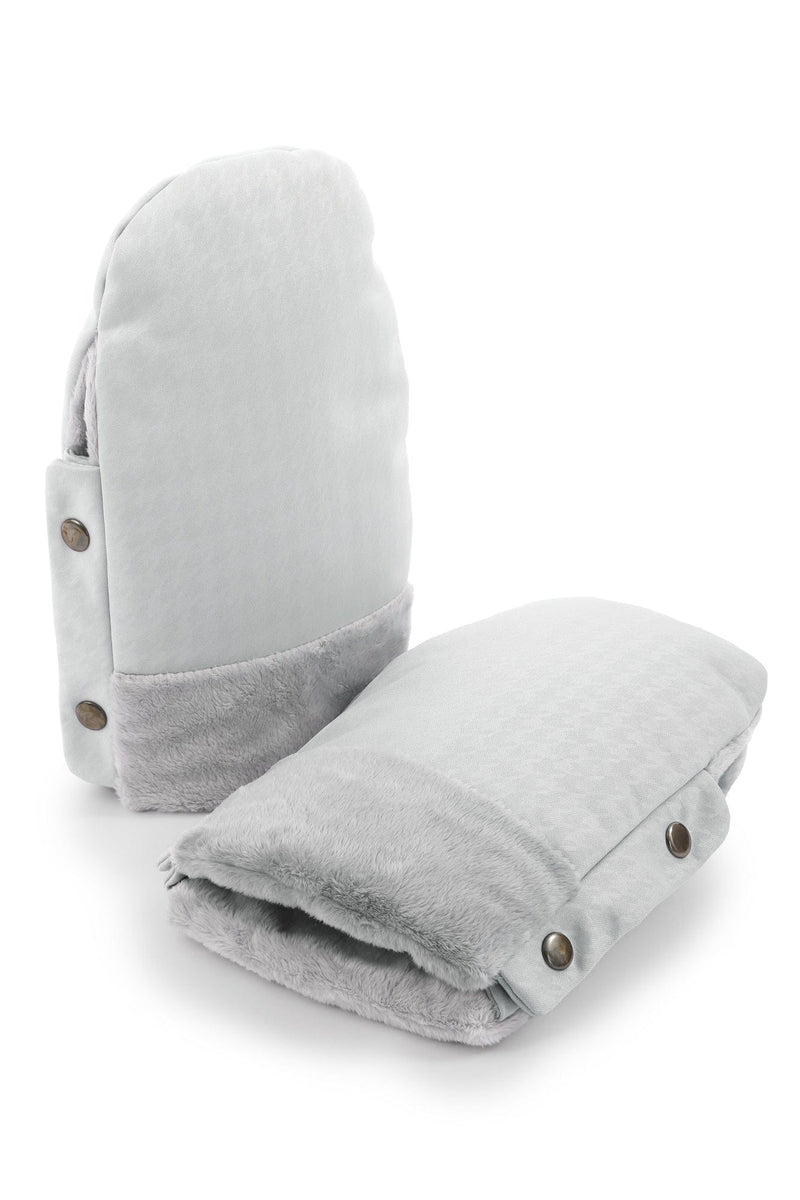 Egg 3 Handmuff in Houndstooth Silver, imported from the UK