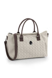egg 3 overnight bag in cashmere, imported from the UK