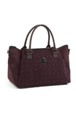 egg overnight bag in Mulberry with changing mat, imported from the UK