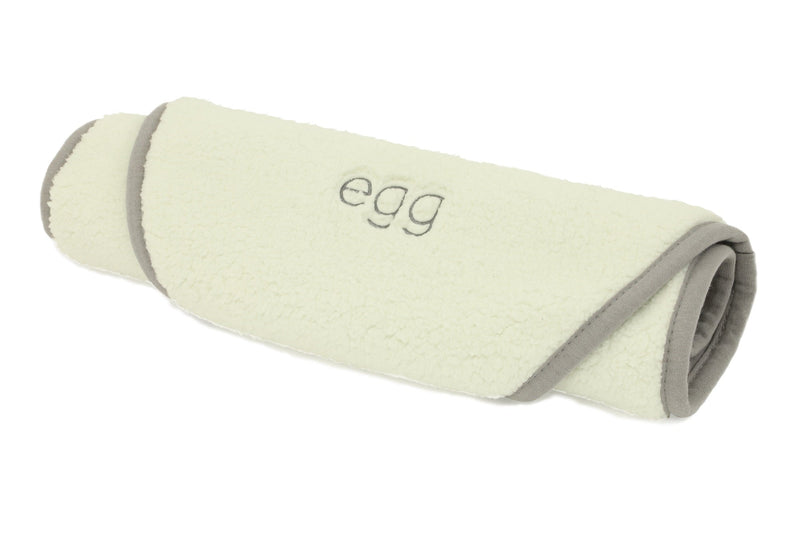 Egg carrycot sherpa mattress topper grey (British brand)