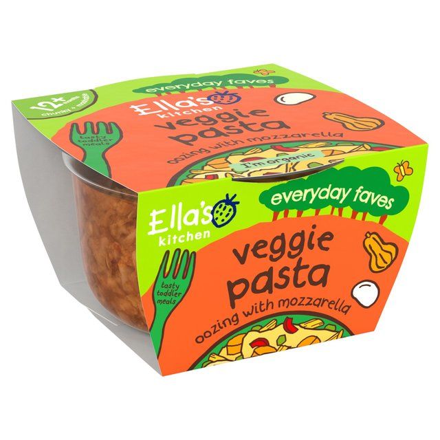 Ella's Kitchen Cheesy Veg Pasta Toddler Tray Meal 12+ Months 200g
