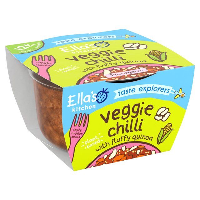 Ella's Kitchen Veggie Quinoa Chilli Toddler Tray Meal 12+ Months 200g