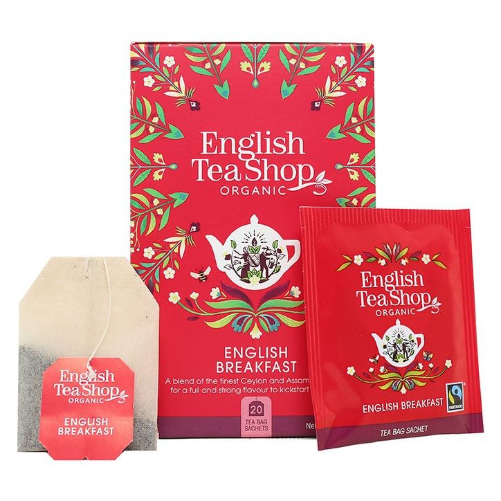 English Tea Shop Organic Pure Me 20 Tea Bags Decaffeinated Black Tea