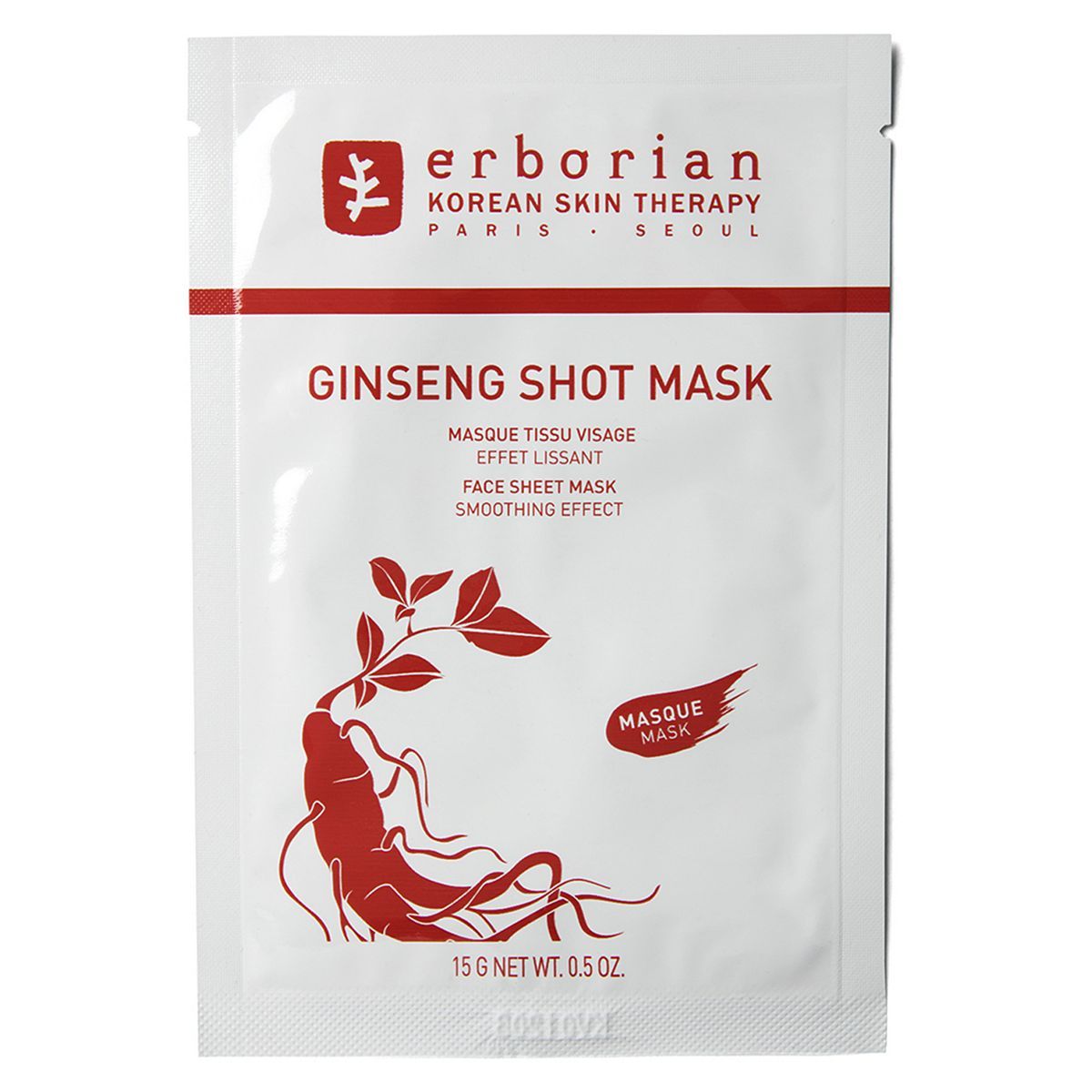 Erborian Ginseng Shot Smoothing Sheet Mask 15g