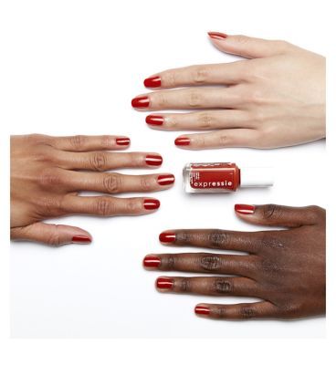 Essie ExprEssie Quick Dry Formula, Coral Nail Polish 180 Bolt & Be Bold