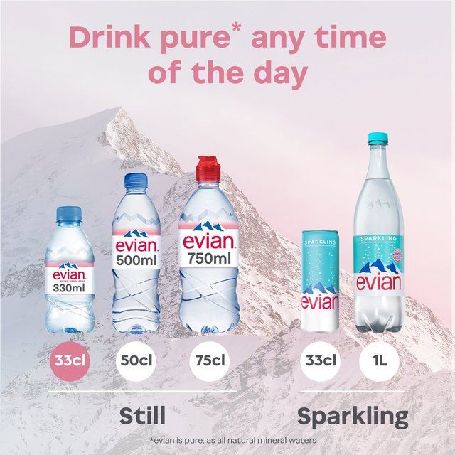 Evian Still Mineral Water 12 x 330ml