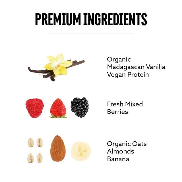 EXALT Berry Berry Good Fresh Vegan Protein Smoothie Berries & Vanilla 330ml