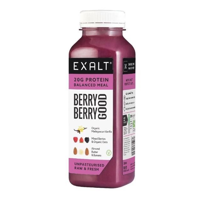 EXALT Berry Berry Good Fresh Vegan Protein Smoothie Berries & Vanilla 330ml