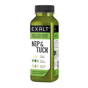 EXALT Nip & Tuck Cold-Pressed Green Juice with Collagen 330ml