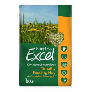 Excel Feeding Hay With Dandelion and Marigold 1kg