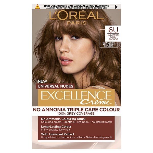 Excellence Crème Universal Nudes 1U Black Hair Dye Dark Blonde 6U