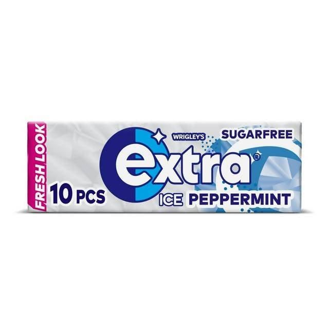 Extra Ice Peppermint Sugarfree Chewing Gum 10 Pieces