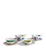 Harrods Wedgwood Wonderlust Fine Bone China Teacups and Saucers Set of 4- Buy online at McGrocer