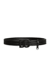 Harrods Dolce&Gabbana Leather Woven Belt- Buy online at McGrocer