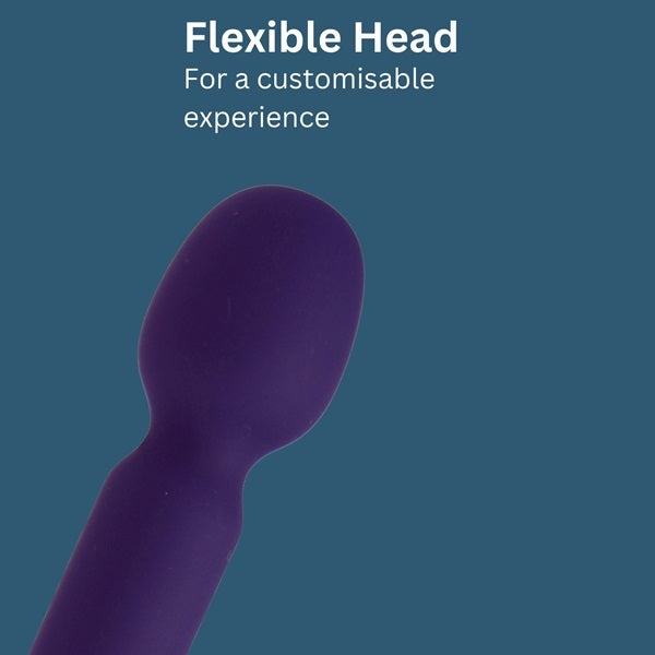Nauti 10 function silicone wand vibrator 6.5 inches, UK version