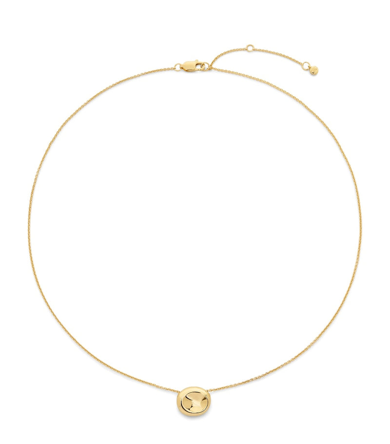 Monica Vinader Aria chain necklace in gold vermeil, imported from the UK