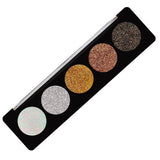 Profusion Cosmetics glitter gems palette onyx, imported from the UK