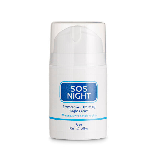SOS Night Cream 50ml skincare product for facial care (British brand)