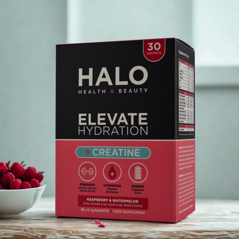 Halo Elevate hydration creatine powder 30 sachets, UK version