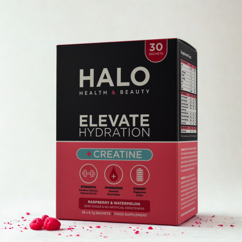 Halo Elevate hydration creatine powder 30 sachets, UK version