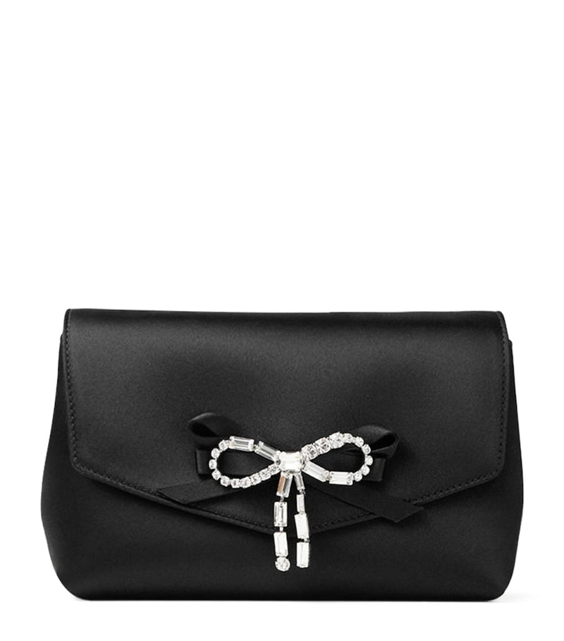 Jimmy Choo satin bow mini handbag (British brand)