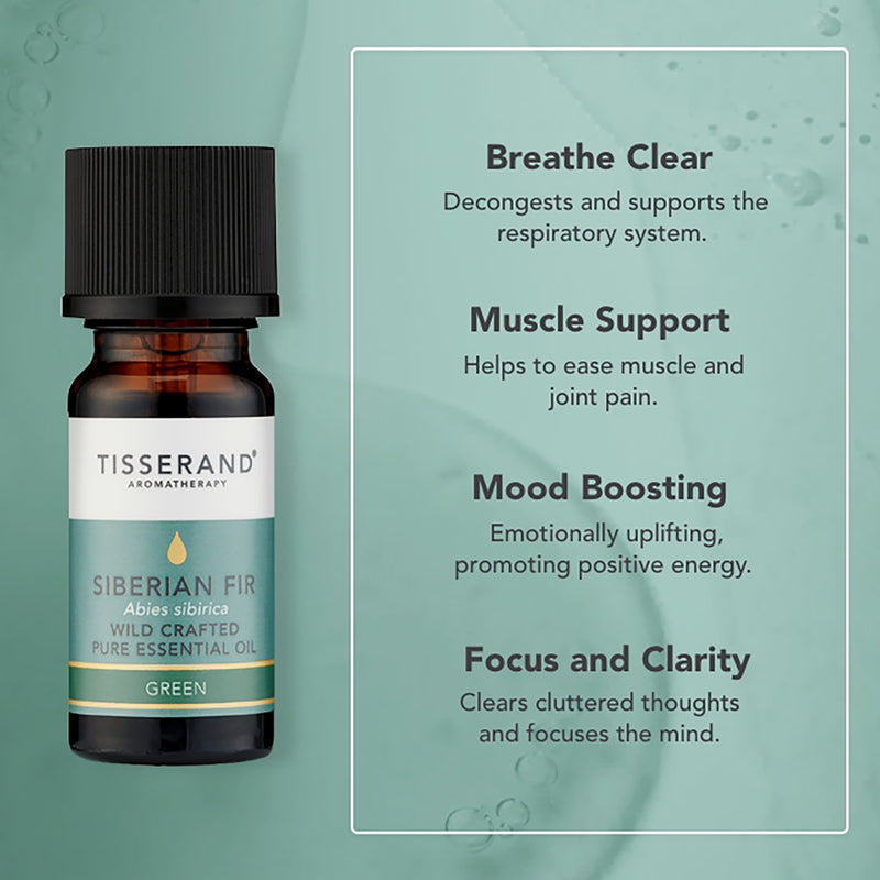 Tisserand Siberian Fir essential oil 9ml (British brand)