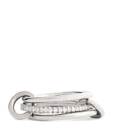 Harrods Spinelli Kilcollin White Gold and Diamond Sonny Ring- Buy online at McGrocer