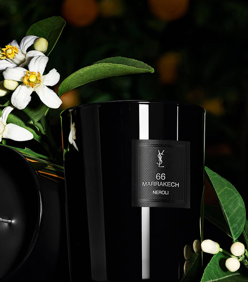 YSL Marrakech black wax scented candle in glass 220g (British brand)