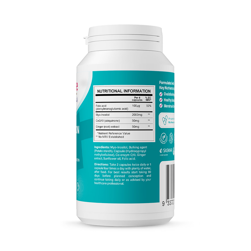 Conceive Plus ovulation support capsules 120, imported from the UK