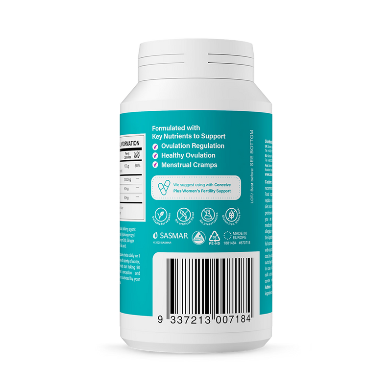 Conceive Plus ovulation support capsules 120, imported from the UK