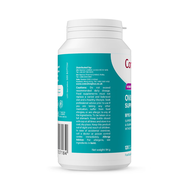 Conceive Plus ovulation support capsules 120, imported from the UK